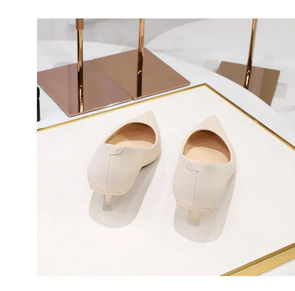 BIGTREE Shoes Women 4.5 Cm Heels Pointed Toe Woman Pumps Fashion Kitten Heels Large Size 34-43 Sexy Mid Heeled Female Shoes 2026