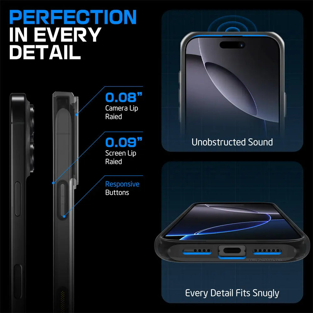 SUPCASE For iPhone 16 Pro Max Case with Camera Control Capture Button UB Mag Stand Series Slim Clear Magnetic Phone Case