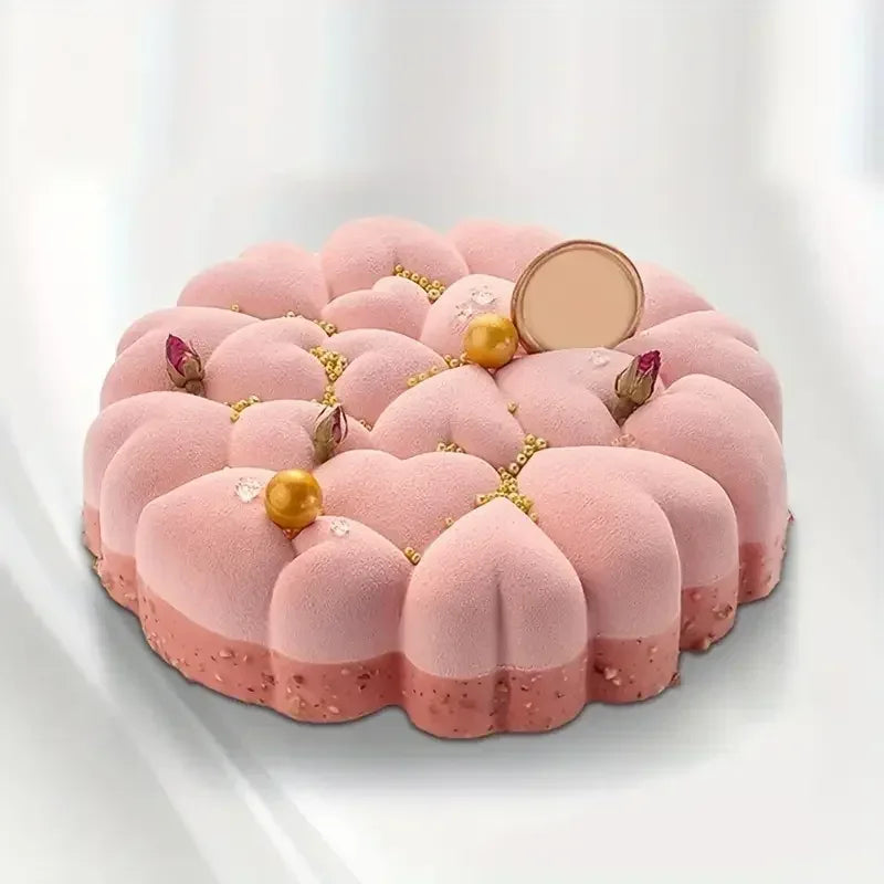 3D Heart Silicone Mousse Cake Moulds For Bakeware Tools Pastry Chocolate French Desserts Valentine's Day Cake Decorating Tools