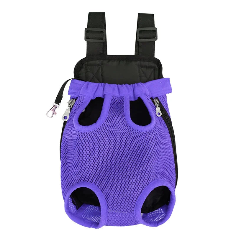 Pet Backpack Portable Portable Cat Double Shoulder bag Outdoor Travel Dog Carrier Bag Pet Dog Front Bag Mesh Backpack