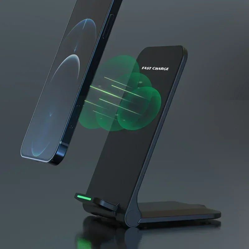 65W Wireless Charger Station Earphone Phone Fast Charging Charger Holder For iPhone 16 15 14 13 Pro Max Samsung S24 S23 Xiaomi
