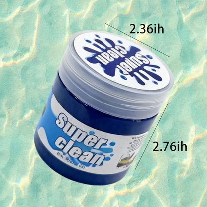 Eco-Friendly Reusable Blue Cleaning Gel, Multi-Purpose Dust Cleaner Gel for Keyboard, Car Vents & Small Gaps