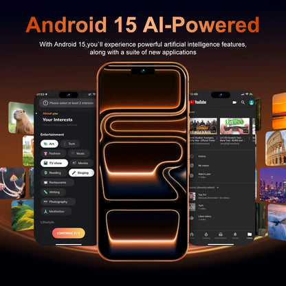 2026 Hot High Quality i17 Pro Max Original Intelligent 4G 5G Dual Card Dual Standby System Global Version 8000mAh Battery