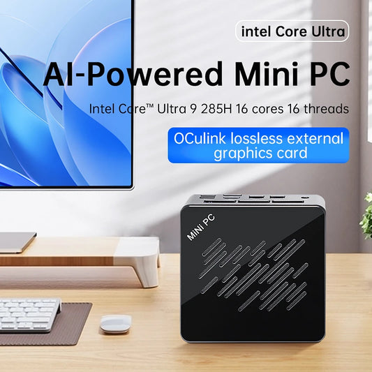 TOPC OCuLink Mini Gaming PC Intel Core (Ultra 9 285H ES/7 255H ES/5 235H ES) USB4, Dual 2.5G LAN,WiFi 6E, Windows 11 Desktop by PDG ibma