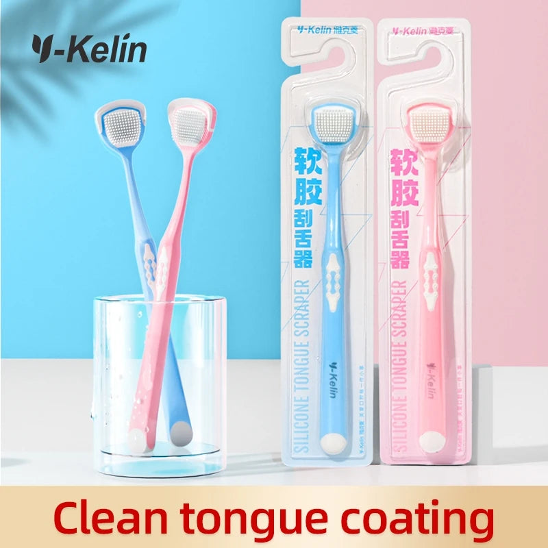 Tongue Coating Scraper, Tongue Coating Cleaning Gel, Oral Refreshing Cleaning Toothpaste, Tongue Brush, Cleaner