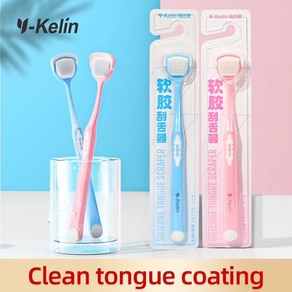 Tongue Coating Scraper, Tongue Coating Cleaning Gel, Oral Refreshing Cleaning Toothpaste, Tongue Brush, Cleaner