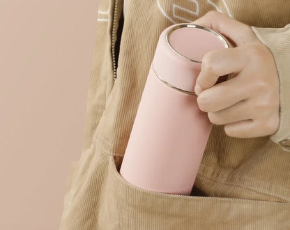300ML Mini Insulated Cup 316 Stainless Steel Women's Small Portable Water Bottle Water Cup Women's Small Pocket Cup