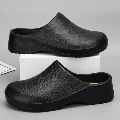 Men Chef Shoe Slippers Couples Garden Clogs Women Water Proof Cozy Sandals For Pet Workers Outdoor Fishing Shoes Doctor Shoes