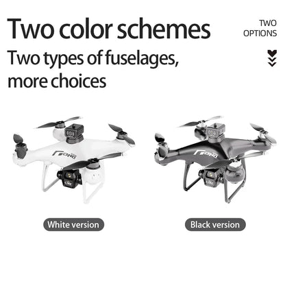 E55 Drone Mini Dual Camera 8K Aerial HD Profesional Remote Control Aircraft GPS Positioning Avoidance Brushless Motor Drone