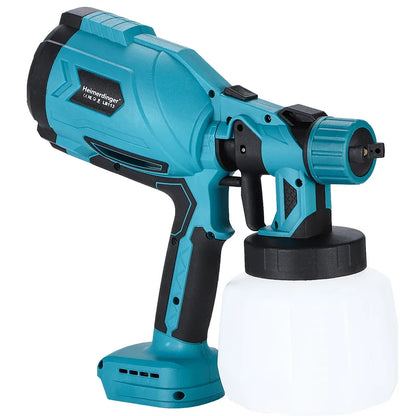 Heimerdinger Cordless Paint Sprayer for Makita 18V Battery,1000ML Container HVLP Spray Paint Gun with Brushless Motor