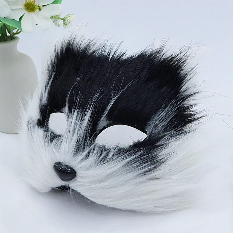 Fashionable Halloween Fox Face Mask Masquerade Ball Women's Face Jewelry