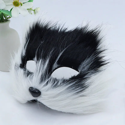 Fashionable Halloween Fox Face Mask Masquerade Ball Women's Face Jewelry