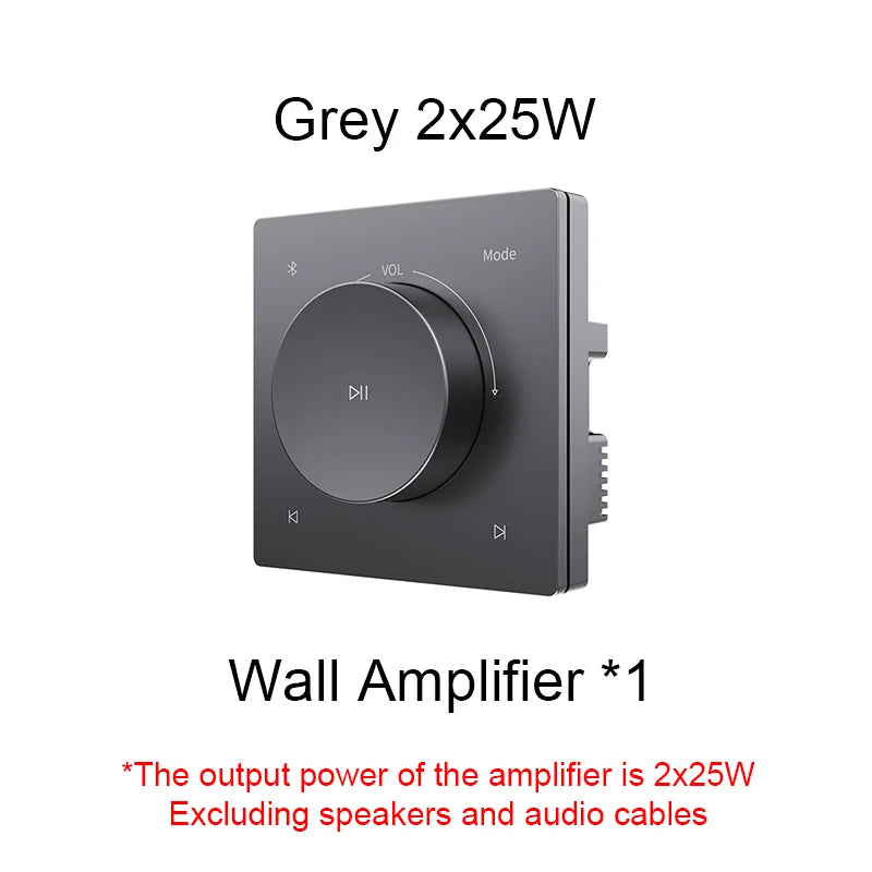 Mini Wall Amplifier Panel Bluetooth-compatible HiFi Home Theater Stereo Sound Audio TF USB Music control system ceiling speakers