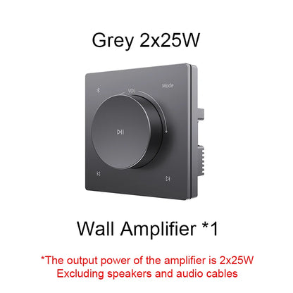Mini Wall Amplifier Panel Bluetooth-compatible HiFi Home Theater Stereo Sound Audio TF USB Music control system ceiling speakers