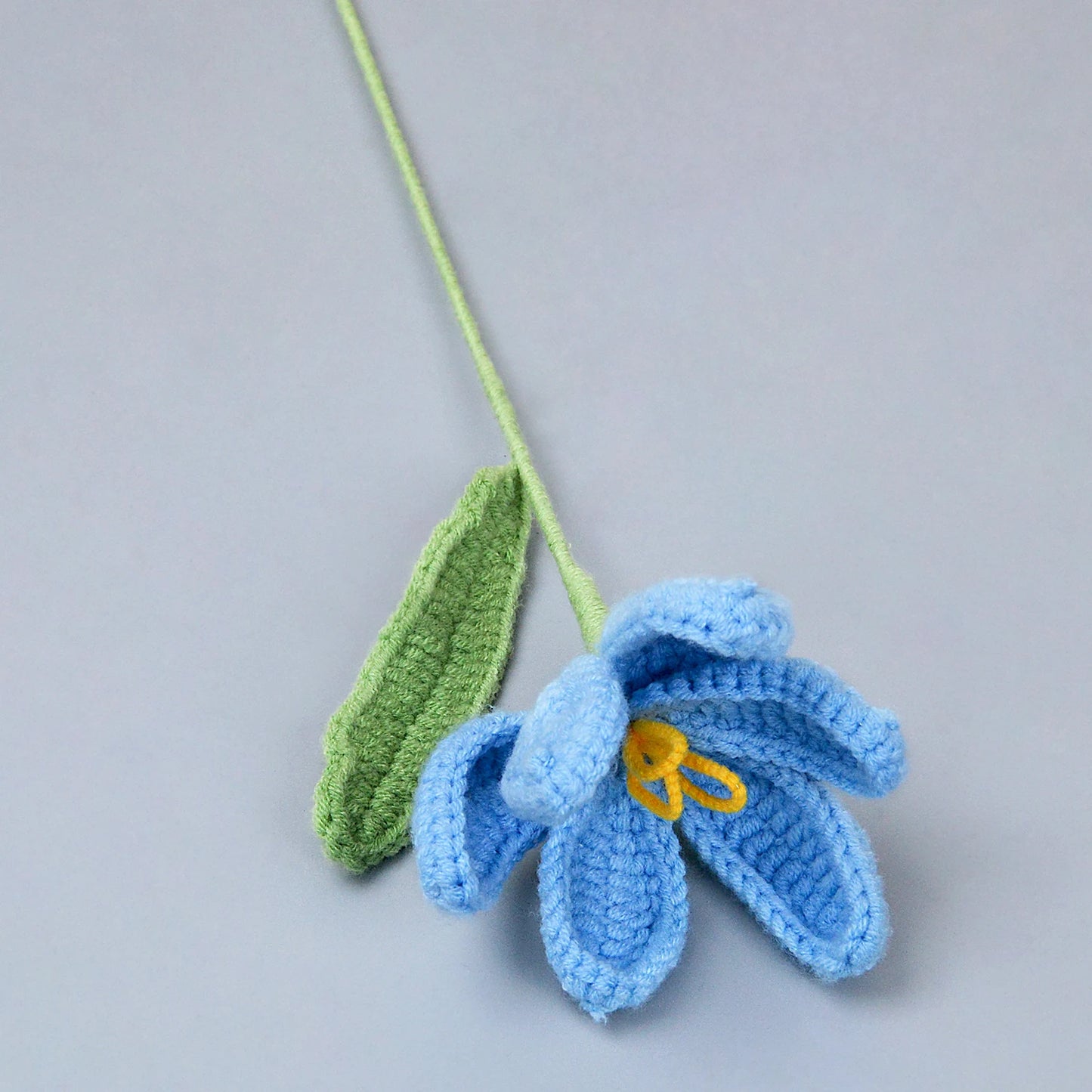 1pc Crocheted Tulip Bouquet, Knitted Tulip Flower Bouquet for DIY Valentine's Day, Christmas, Mother's Day, Father's Day Decro