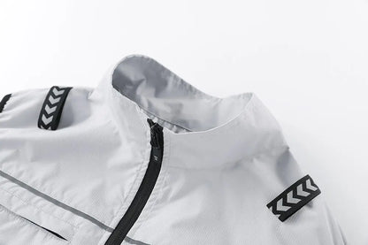 Hooded Cooling Vest Summer USB Charging 5V 12V Cooling Fan Air Conditioner Clothes Sleeveless Breathable Outdoor Sports Travel W
