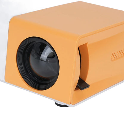 Outdoor Projector Small Projector 1080P Portable 100ANSI 1000LM Brightness Manual Focus 100in Screen Support LED Movie Projector