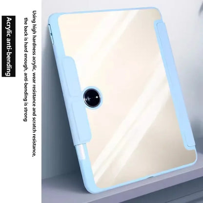 New Case For OnePlus Pad 2 12.1 Pro 12.1 Pad 11.61 GO 11.35 Y-Folding Acrylic Anti-bending Cover With Buckle Tower