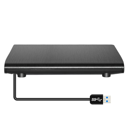 LJIAL 12.7mm USB 3.0 DVD Drive External Optical Drives Enclosure SATA to USB External Case For Laptop Notebook Without Drive