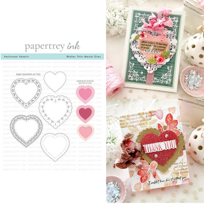 Valentine's Day Love Heart Bouquet Metal Cutting Dies Clear Stamps Breath Stencil Hot Foil DIY Making Card Scrapbook Embossed Te