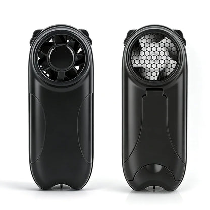 Portable Mini Handheld Fan High-speed Outdoor Small Fan USB Rechargeable Large Capacity 4000 mAh LED Display 100 Wind Speeds