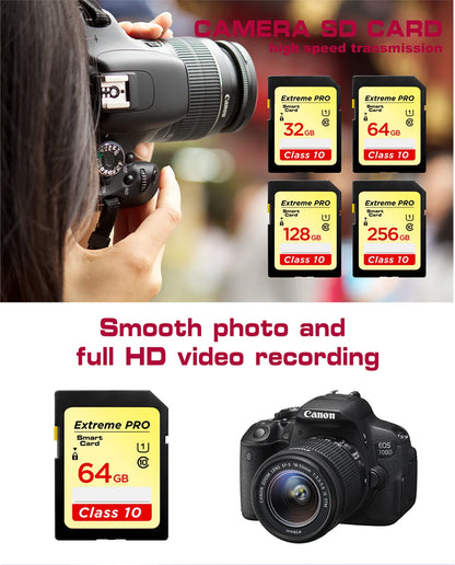 SD Card Class10 Flash Memory Card 8GB 16GB 32GB 64GB 128GB Camera Card 32 gb flash drive slr sd 64 gb Free Shipping