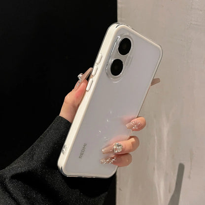 For POCO F7 Case Simple High-value Silicone Drop-proof PC Cover For Redmi turbo4 pro 5G Shockproof Bumper Fudna