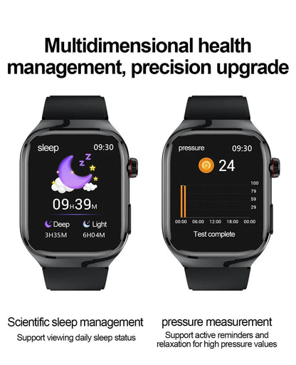 2026 New Professional-Grade Smart Watch Men ECG+PPG Uric Acid Body Fat Health Analysis IP68 Waterproof AMOLED Smartwatch Women
