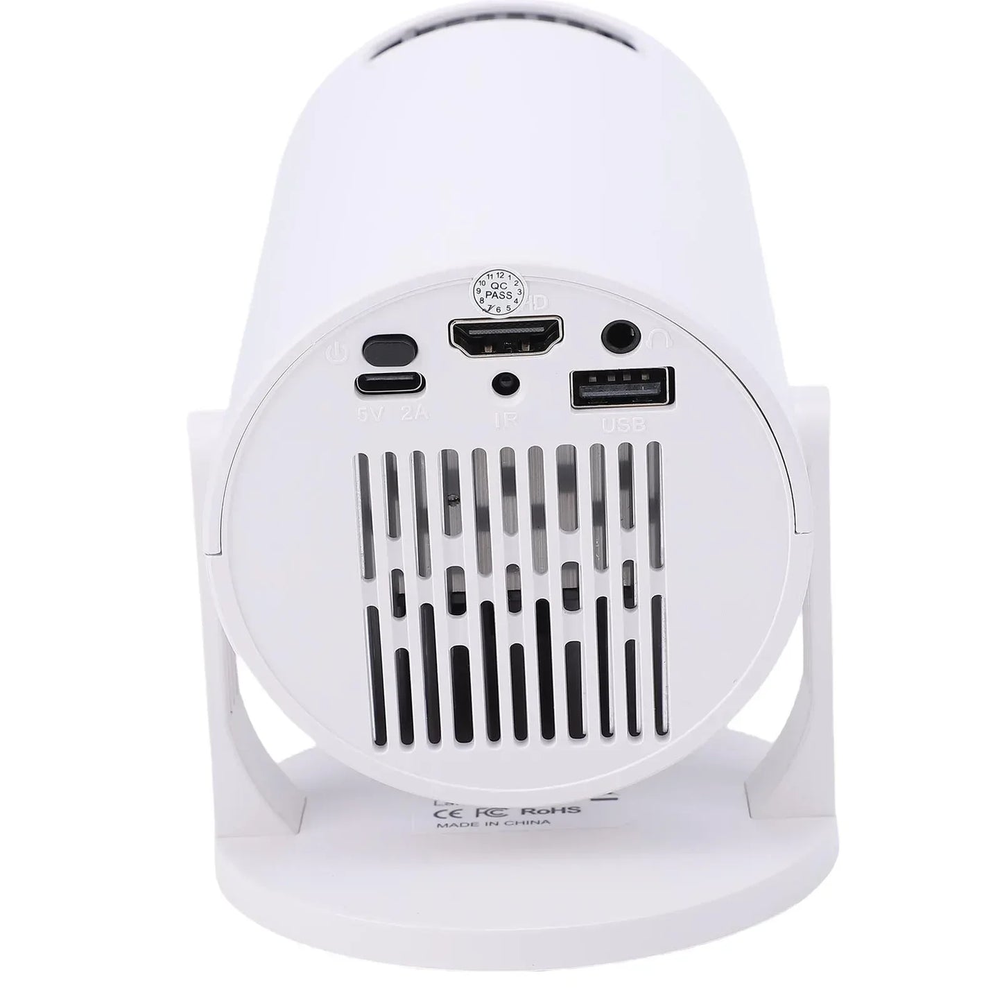Portable Projector Projector Home Theater Movie Video Projector Multi Ports Low Noise 240° Rotation Small WiFi Video Projector