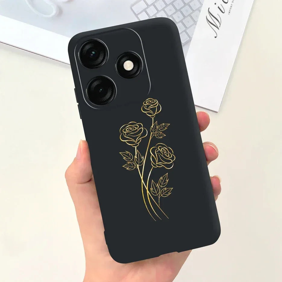 For Tecno Spark 20 Case Spark 20C BG7n Prety Girls Butterfly Painted Phone Case For Tecno Spark 20 Pro Spark20 C Soft TPU Fundas