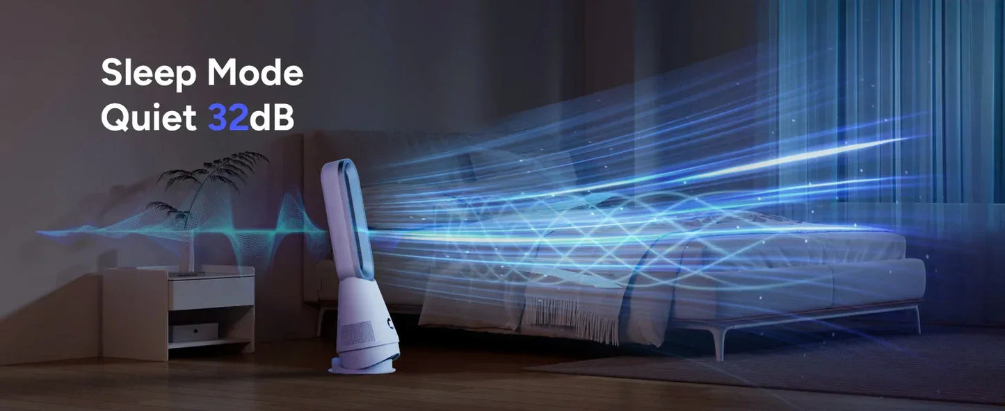 Wholesale Smart Fan and Warming Dual Purpose  Office Home House Room Portable Electric Bladeless Fan Heater
