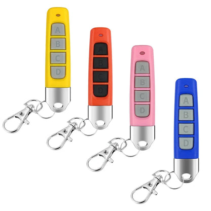 4-1Pcs 315/433MHZ Cloning Remote Control Auto Copy Remote Control Electric Garage Door Opener Remote 4 Keys Transmitter