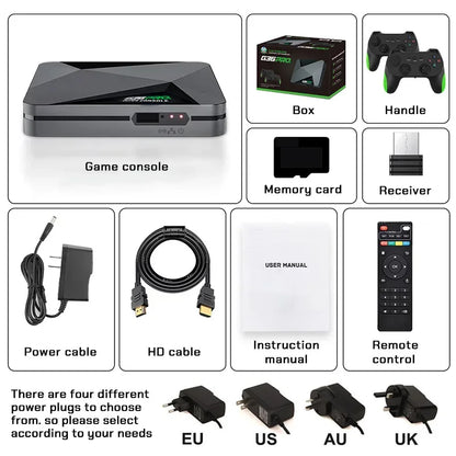 Super Console G36 Pro ultra128G Retro Video Game Console with 60000+ Games for MAME/PS1/PSP/DC Retro Kid Gift Game Console 4K HD