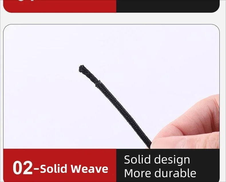 easy installation Automatic Shoelaces Without ties Black white Swivel Buckle Laces Thick Rope Sneakers Shoelace Shoe Accessories
