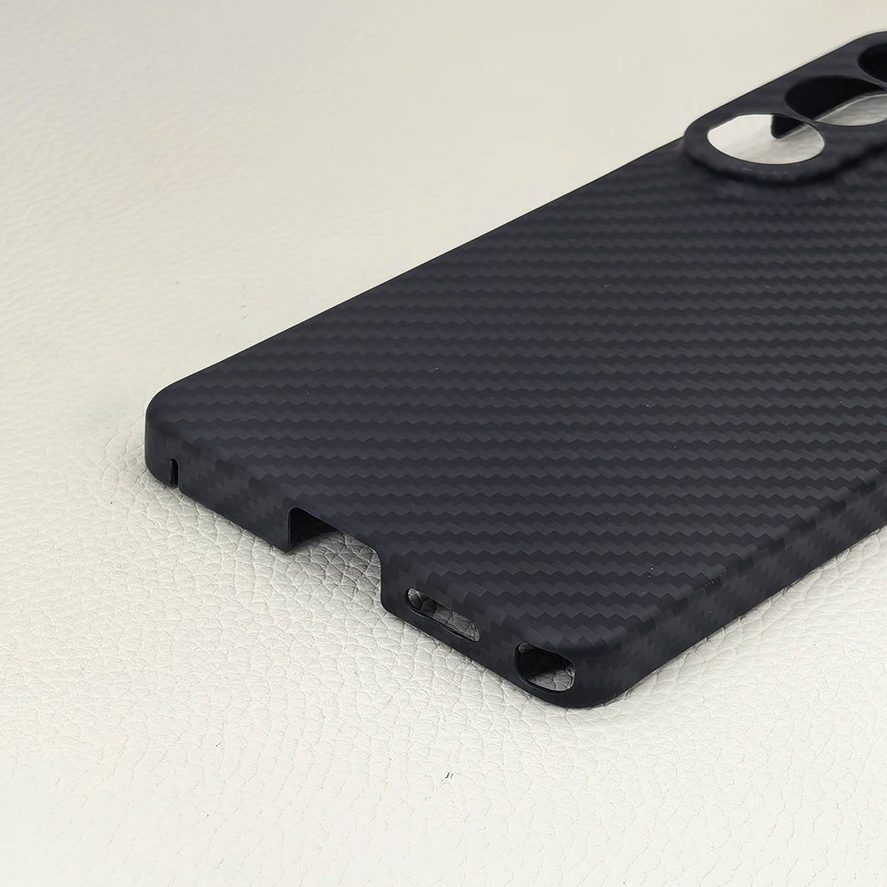 Ultra-Thin Kevlar Pure Carbon Fiber Phone Case For Samsung Galaxy S23 S24 26 Ultra Plus Commercial Aramid Fiber Shockproof Cover