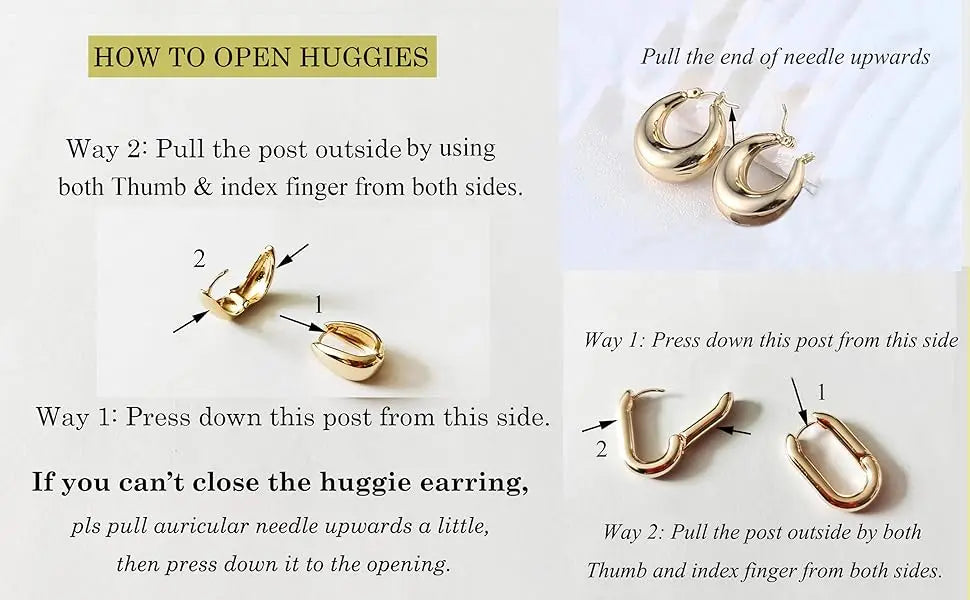 Geometric Gold Plated Stud Earrings For Women Elegant Thick Knot Trendy Hypoallergenic Earring Fashion Jewelry Gift