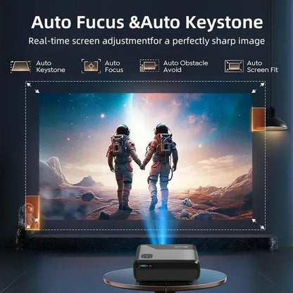 projector Portable 4K UHD HDR10 Home cinema Movie Google TV certified Gaming Outdoor MEMC Dust proof