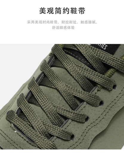 Men's Shoes Spring and Autumn New Style Green Black Red Sports Shoes Soft Sole Breathable Men's Low-Top Versatile Casual Shoes
