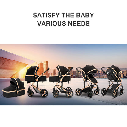 Baby Stroller 3 in 1 stroller lightweight strollers  Baby Carriage mutifunction strollers Baby newborn stroller mother kids