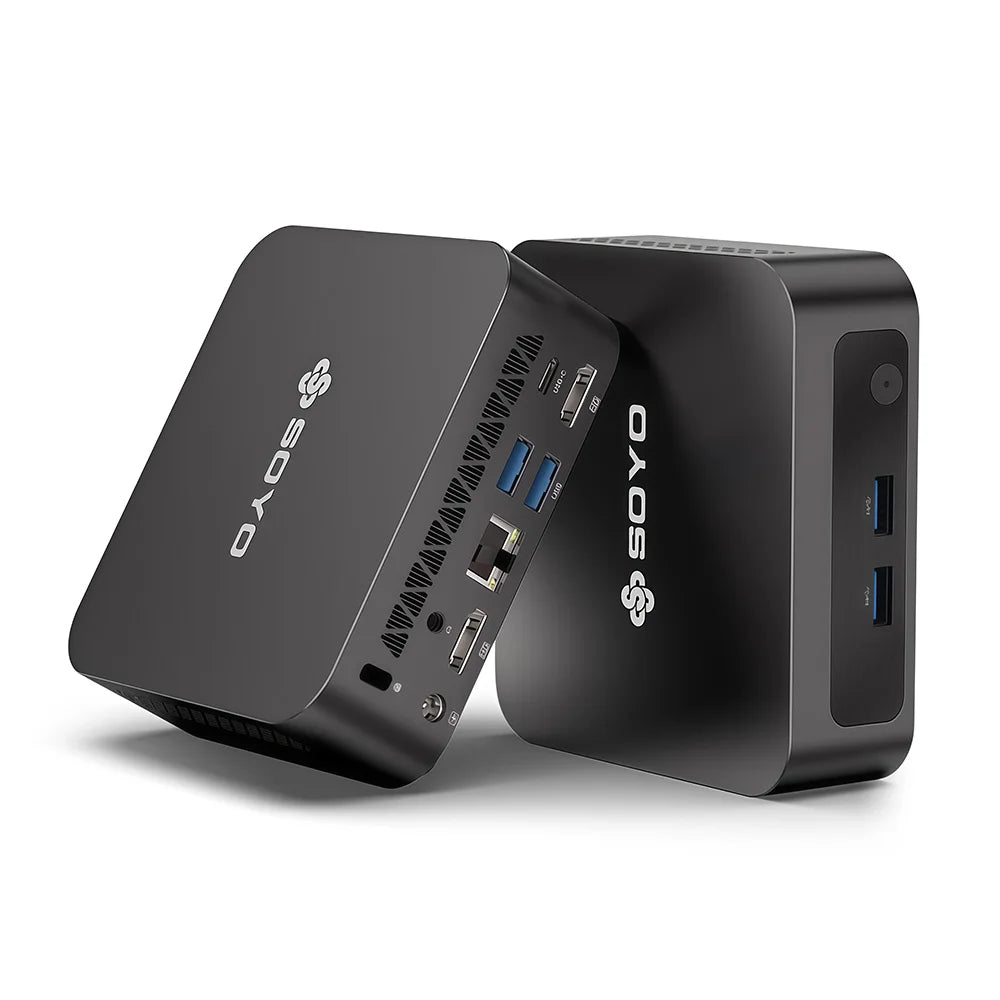 SOYO Mini PC Y5 Intel i3 4th Gen4030U 8GB RAM 128GB ROM Windows 10 WiFi BT4.2 Desktop Computer Multi-screen output