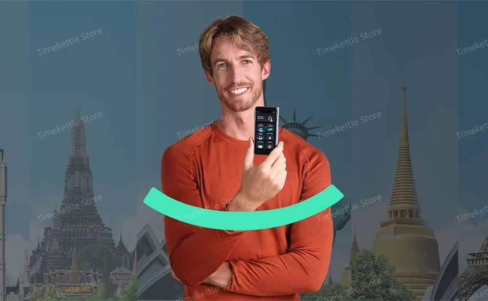 Timekettle Fluentalk T1 Portable Language AI Translator Photo/Offline/Online Smart Realtime Translation For Foreign Travel Study
