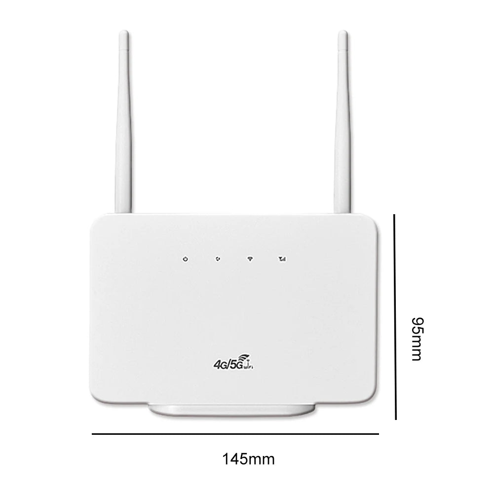 H927 Wireless Router WIFI Router Industrial Grade 4G LTE SIM Card Router wit External Antenna Support 16 WiFi Users for Outdoor