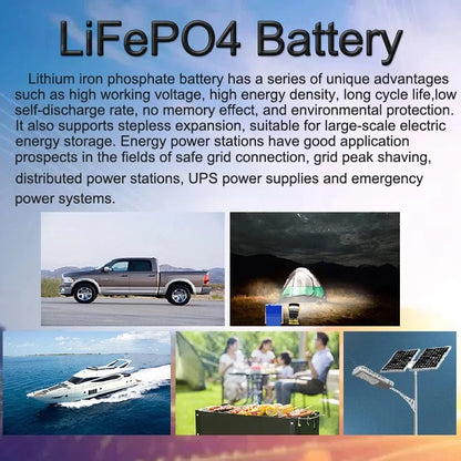 3.2V 360ah 340ah 100ah Lifepo4 Grade A battery 3C high-power energy storage rechargeable battery IY olf solar energy camping