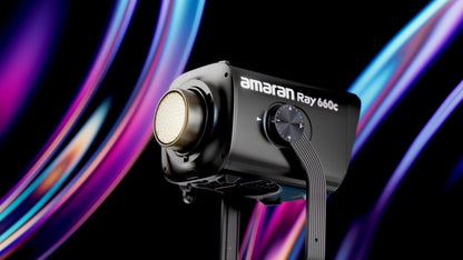 【NEW】amaran Ray 360c 2,300K - 10,000K 360W Full-color Bowens Mount COB Light Video Recording by Aputure