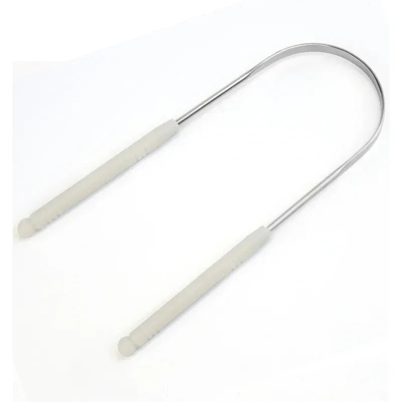 New Stainless Steel Tongue Scraper Oral Tongue Cleaner Brush Tongue Toothbrush Oral Hygiene High Quality Tounge Scraper