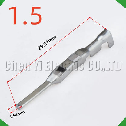 50 Pcs 1.5 2.8 mm Male or Female wire Crimp Pins For 211CC3S2120 211CL3S2160 211CC2S4160 211CL2S2160 Automotive Connectors