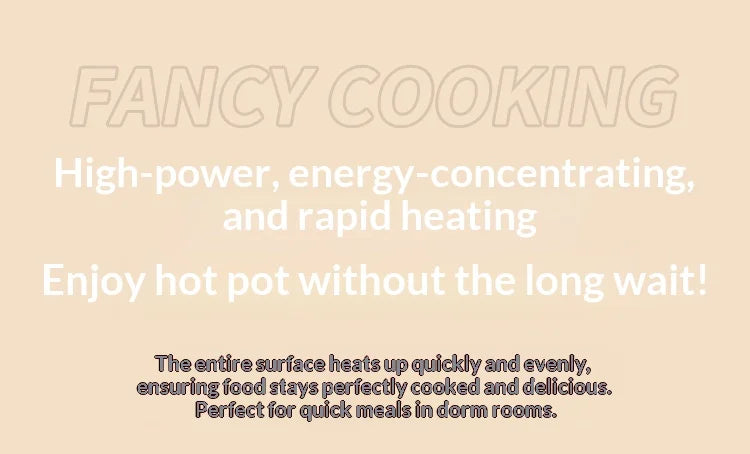 Folding Electric Pot Multifunctional Mini Cooker 15L Portable for Instant Noodles Dormitory Travel Fast Heating Auto Shut Off