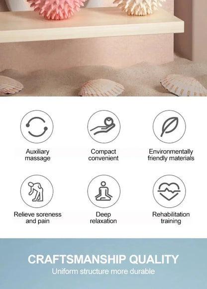 Fascia Ball Raised Point Massage Ball TPR Posture Master Yoga Ball Waist and Back Foot Massage Ball Muscle Relaxation Massage