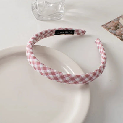 Thin Sponge Hairband 2024 Spring Summer Women's Girls Elegant Head Band Makeup Face Wash Hair Hoop Fashion Hair Accessories
