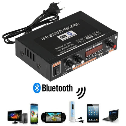 G30 G919H 1000W Home Power Amplifiers Audio Bluetooth Amplificador Subwoofer Speakers Theater Audio Sound System FM USB EU/US